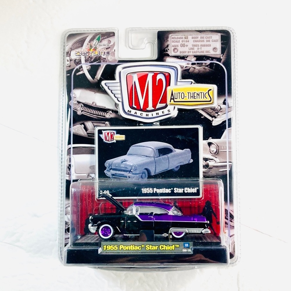 Toy Collector Car Purple Black New Pontiac Star Chief
